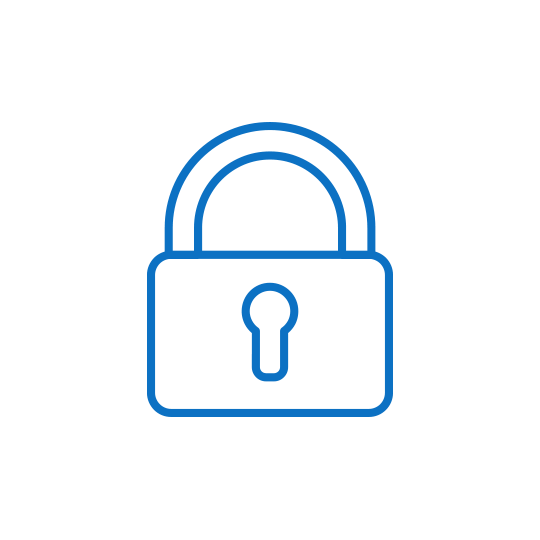 Security lock icon